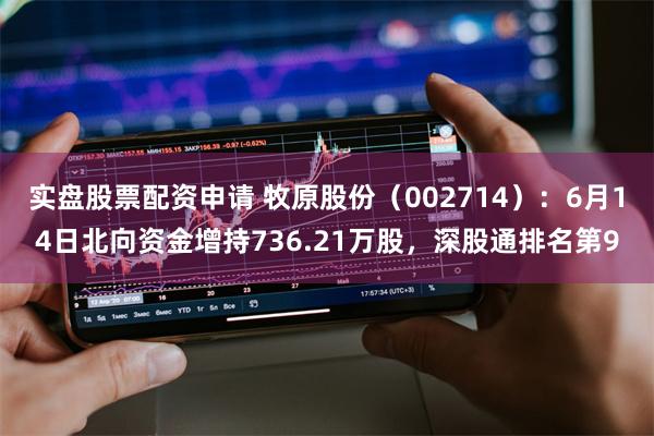 实盘股票配资申请 牧原股份（002714）：6月14日北向资金增持736.21万股，深股通排名第9