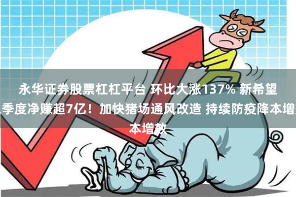 永华证券股票杠杠平台 环比大涨137% 新希望二季度净赚超7亿！加快猪场通风改造 持续防疫降本增效