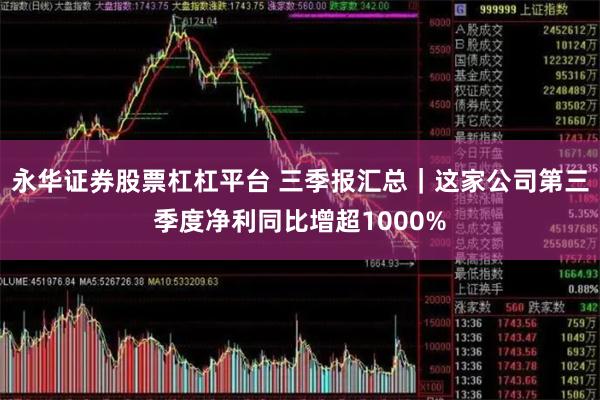永华证券股票杠杠平台 三季报汇总｜这家公司第三季度净利同比增超1000%