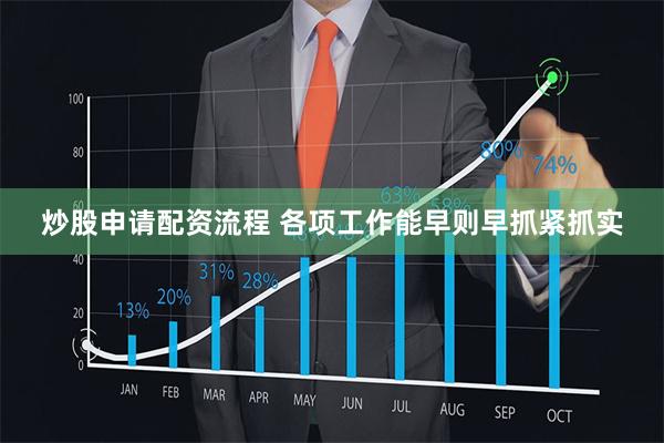 炒股申请配资流程 各项工作能早则早抓紧抓实