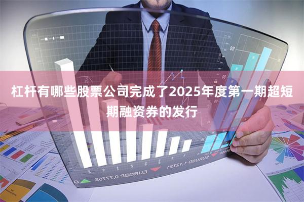 杠杆有哪些股票公司完成了2025年度第一期超短期融资券的发行