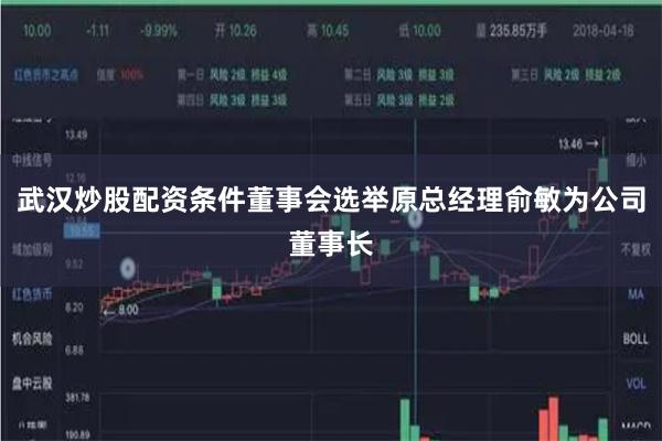 武汉炒股配资条件董事会选举原总经理俞敏为公司董事长